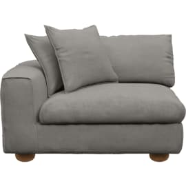 Tully Isla Soft Grey Left Arm Facing Chair Module