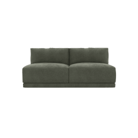 Haven Tribute Dark Jade 2 Seater Armless Sofa Module