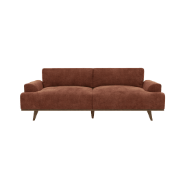 Dane Muse Rust Sofa - 3 Seater