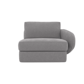 Esme View Steel Right Arm Facing Chair Module