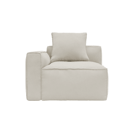 Riley Apt Toorak Pearl Left Arm Facing Chair Module