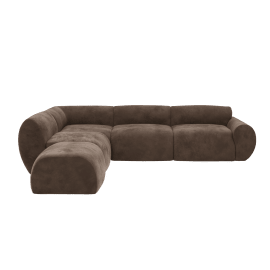 Malmo Muse Chocolate Sofa - 5 Seater LAF Terminal