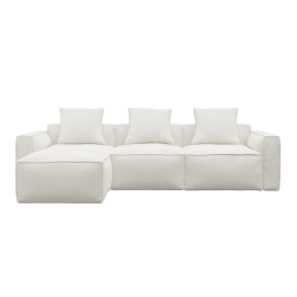 Riley Apt Tribute Shell Sofa - 3 Seater and Ottoman
