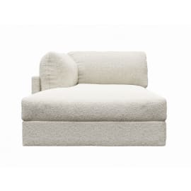 Finley Boucle Ivory Left Arm Facing Chaise Module
