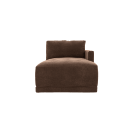 Haven Muse Chocolate Right Arm Facing Chaise Sofa Module