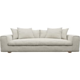 Tully Boucle Ivory Sofa - 3.5 Seater