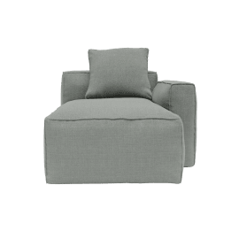 Riley Apt Tribute Storm Chaise Right Arm Facing Sofa Module