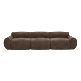 Malmo Muse Chocolate Sofa - 3 Seater