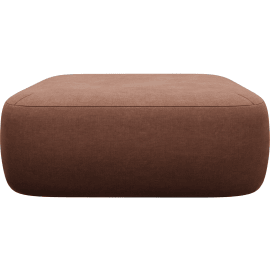 Beckett Muse Rust Sofa Module Ottoman