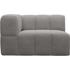 Lucello Boucle Pumice Left Arm Facing Chair Module