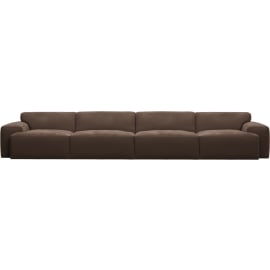 Copenhagen Muse Chocolate Sofa - 4 Seater