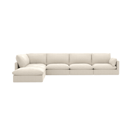 Willow Muse Flax Modular Sofa - 6 Seater LAF Terminal