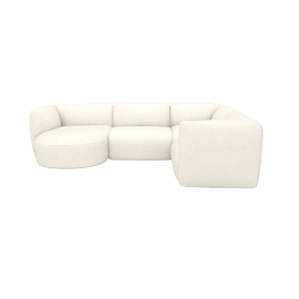 Corner Modular Sofa with Chaise LAF - 4 Seater