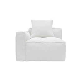 Riley Apt Noa Fog Left Arm Facing Chair Module