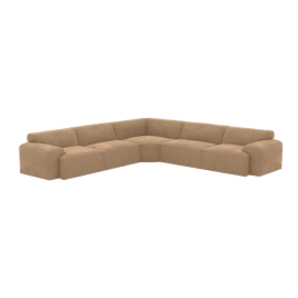 Wedge Corner Sofa - 5 Seater