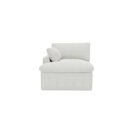 Retreat Kent Bisque Chaise Sofa Left Arm Facing