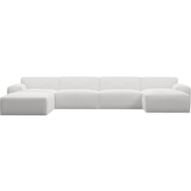 Copenhagen Muse Frost Sofa - 5 seater U Shaped Modular with RAF Chaise