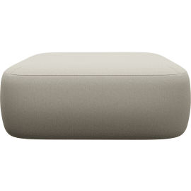 Beckett Plaza Natural Sofa Module Ottoman