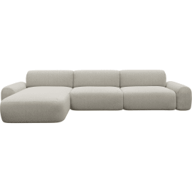 Beckett Noa Desert Chaise Sofa - 3 Seater