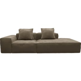 Riley Tribute Walnut Modular Sofa - 1x Arm, 1x Armless, 1x Right Terminal