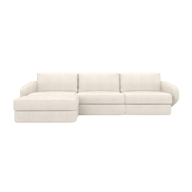 Esme Tribute Ice Sofa - 3 Seater and Ottoman