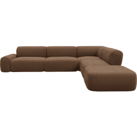 Beckett Tribute Chestnut Modular Sofa - 6 Piece