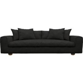Tully California Charcoal Sofa - 3.5 Seater