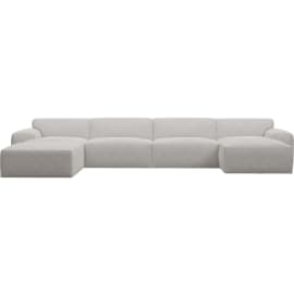 Copenhagen Avon Mineral Sofa - 5 seater U Shaped Modular with RAF Chaise