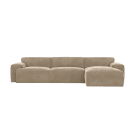 Chaise Sofa Right Facing - 3 Seater