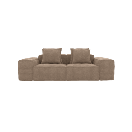 Riley Tribute Walnut 2 Seater Modular Sofa