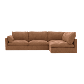 Willow Tribute Chestnut Corner Sofa - 4 Seater RAF Terminal