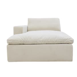 Cloud Deep Chaise Left Module Muse Flax