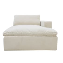 Cloud Deep Chaise Right Module Muse Flax