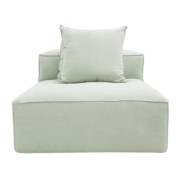 Riley Linen Oatmeal Module Armless