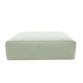 Riley Linen Oatmeal Modular Big Ottoman