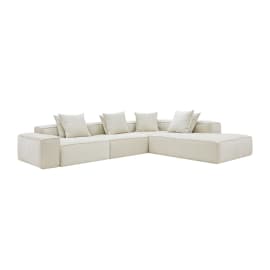 Riley Muse Flax 5 Seater Terminal Right Corner Modular Sofa