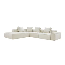Riley Muse Flax 5 Seater Terminal Left Corner Modular Sofa