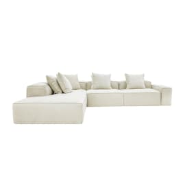 Corner Modular Sofa with Left Terminal - 5 Seater