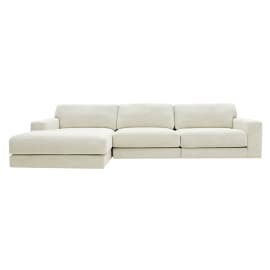 Monica Avon Mineral Chaise Sofa Left Arm Facing - 3 Seater
