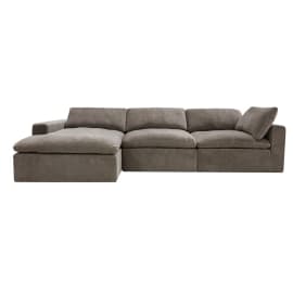 Cloud Deep Muse Mink Modular Sofa - 3 Seater Left Facing Chaise