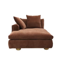 Tully Muse Rust Chaise Left Arm Facing Module