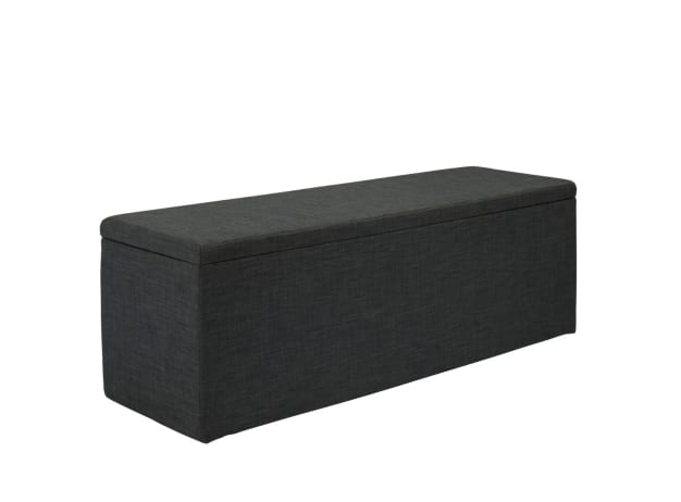 Milton Blanket Box Charcoal color Charcoal