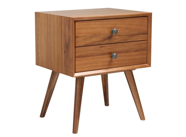 Lucas Bedside Table - 2 Drawer color Natural