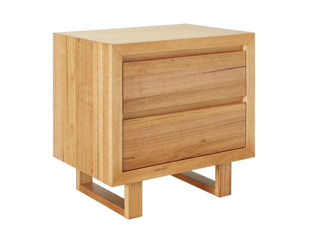 Clemence Bedside Table - 2 Drawer color Natural