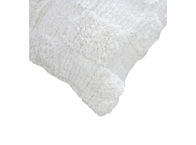 Chama Cushion White Cotton - 50cm x 50cm color White