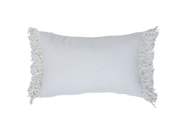 Flux Cushion White - 55cm x 35cm color White