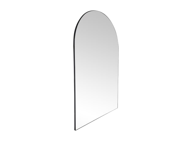 Mansour Arched Floor Mirror (Large) Black - 140cm x 215cm color Black