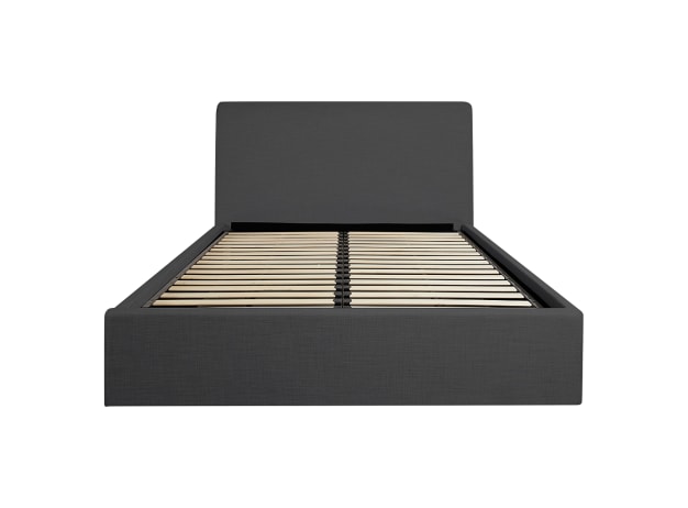 Forbes Lift Storage Bed Charcoal color Charcoal