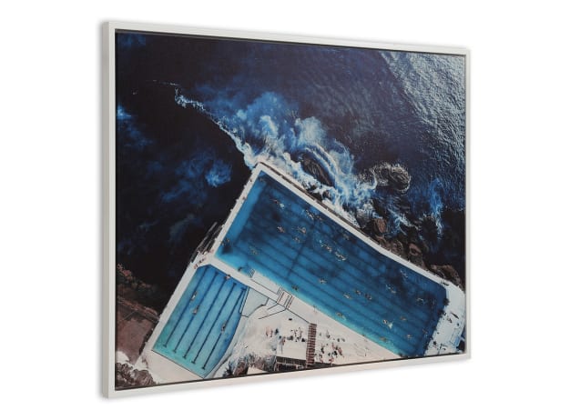 Iceberg's Swimmers Framed Canvas  - 120cm x 95cm 