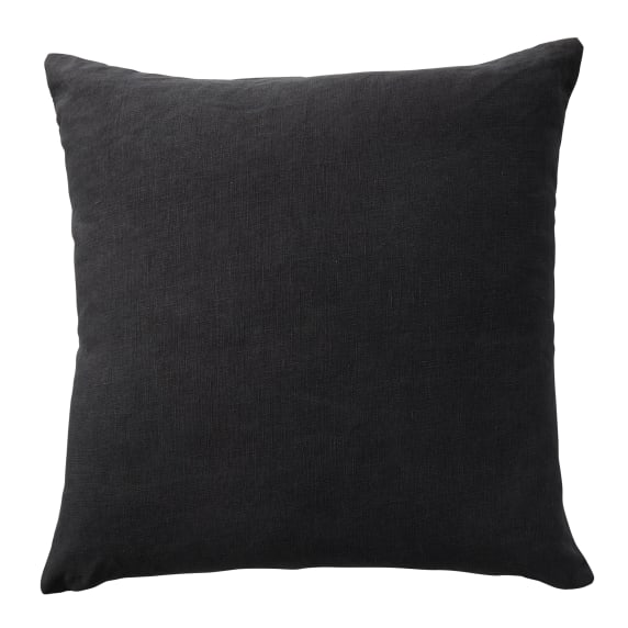 Como Linen Cushion Charcoal color Charcoal